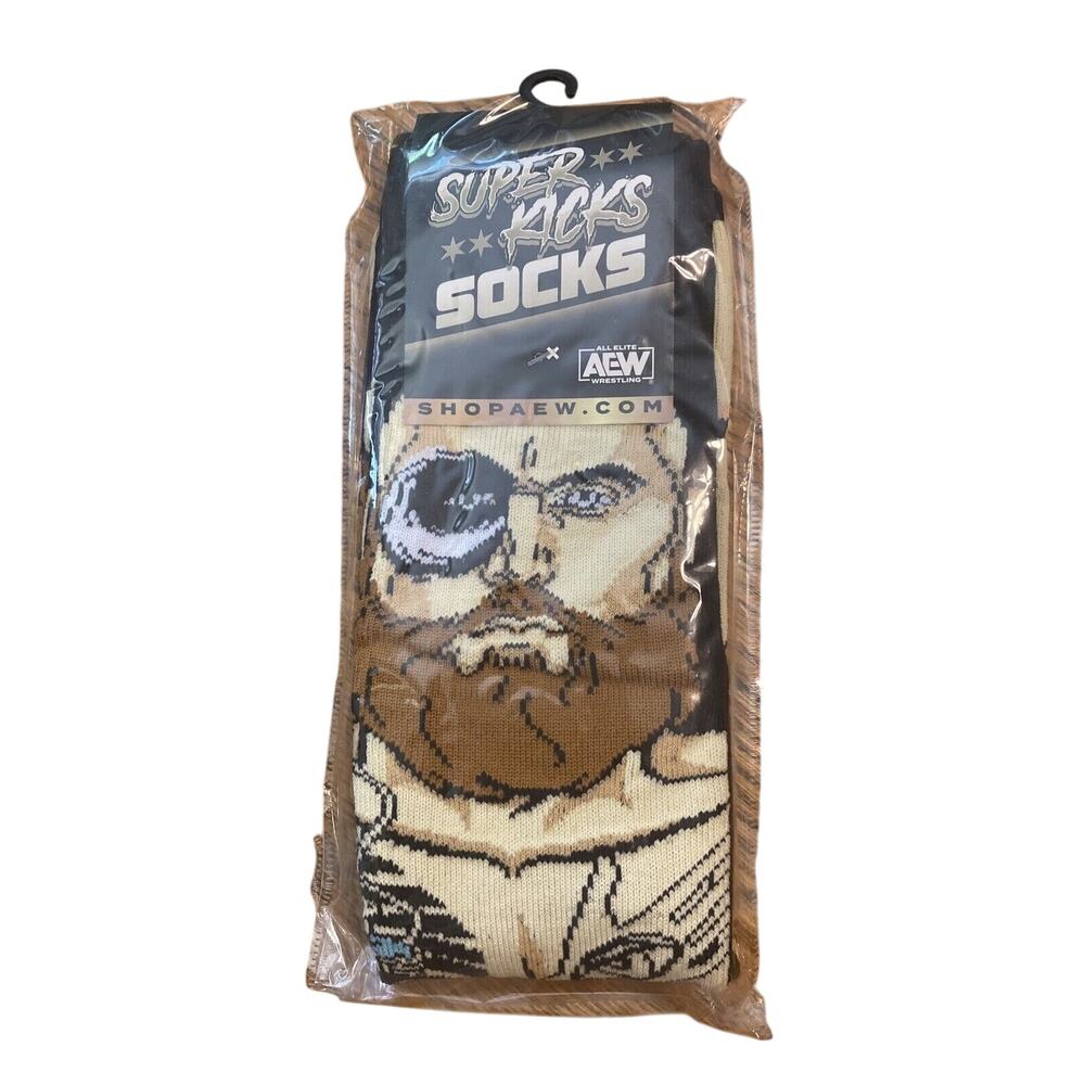 AEW All Elite Crate Exclusive Super Kicks Socks Pro Wrestling
